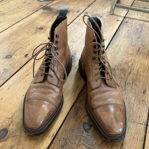 George Cleverly London leather lace up dress shoes (sz 11)